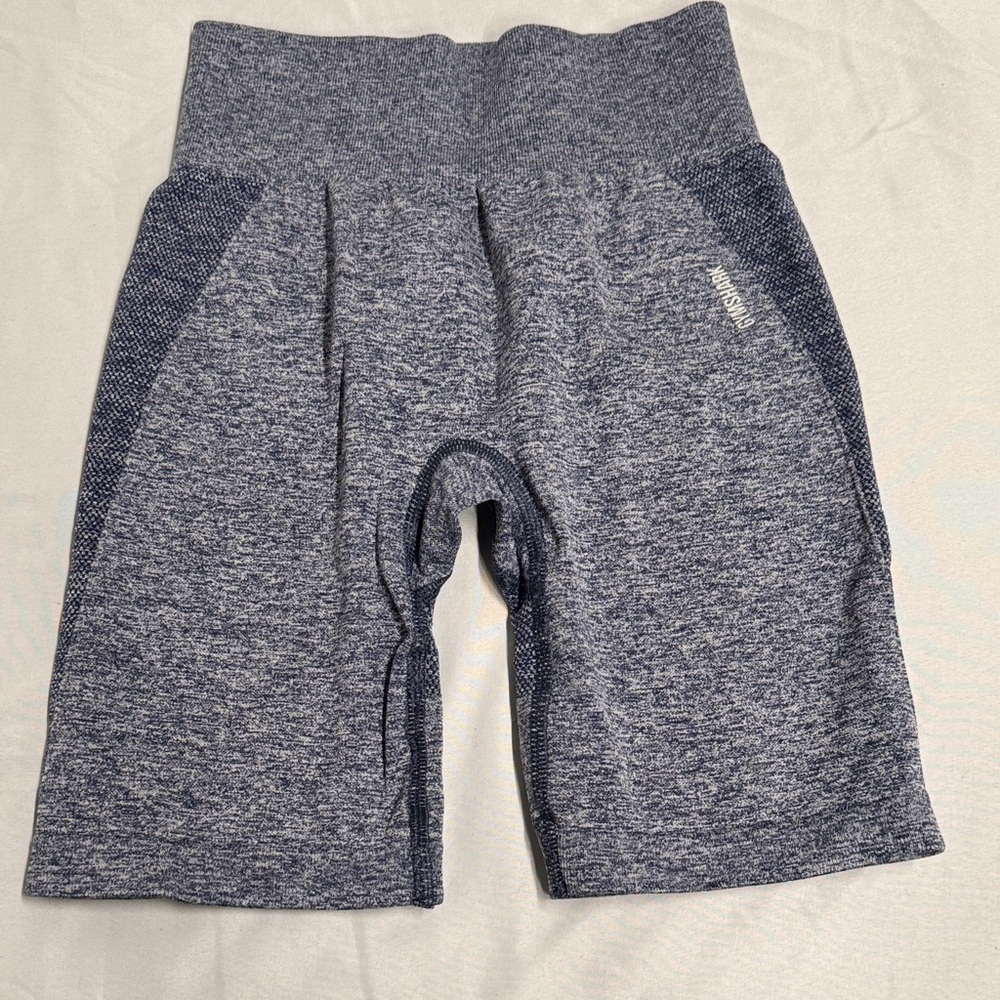 Gymshark Navy Heathered Shorts